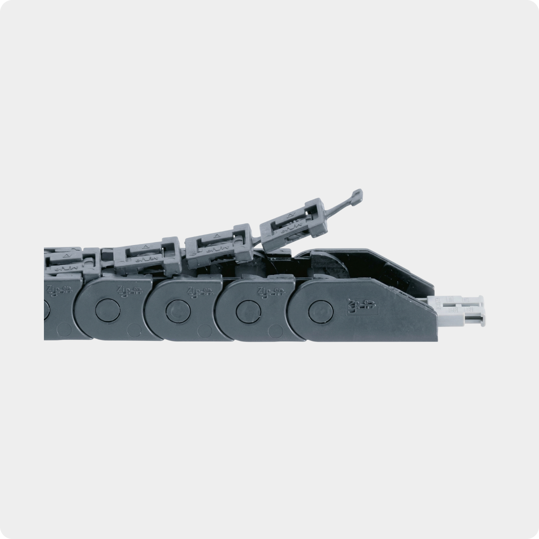 Zipper e-chain